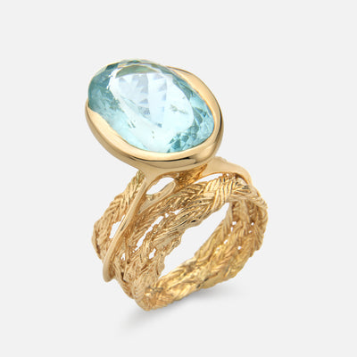 Encaixe Trama Oval Ring